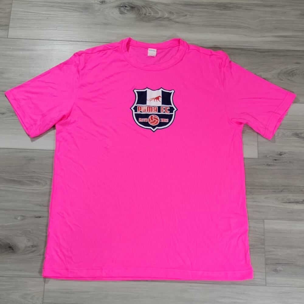 Puma FC T-Shirt Men's Pink Large ESTO 2012